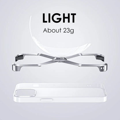 Aluminum Alloy X Type Removable Rimless Phone Cases  