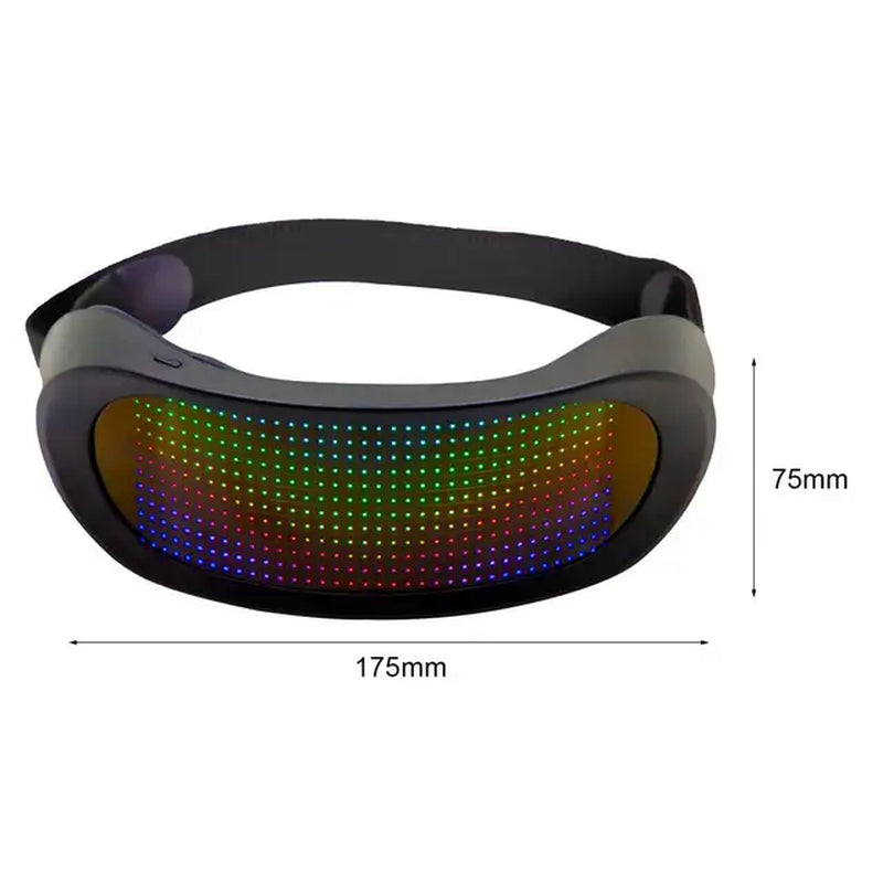 SpectraSync LED Party Pro Glasses: The Ultimate Adjustable, Multi-Mode Light Show Eyewear