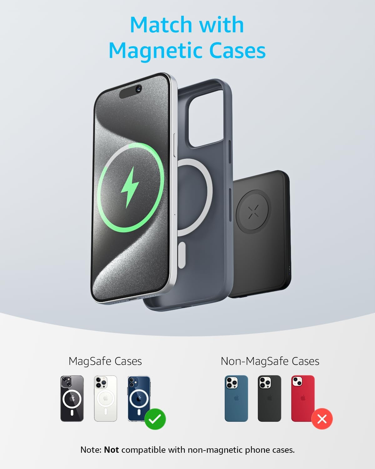 Magnetic Wireless Power Bank 5000Mah