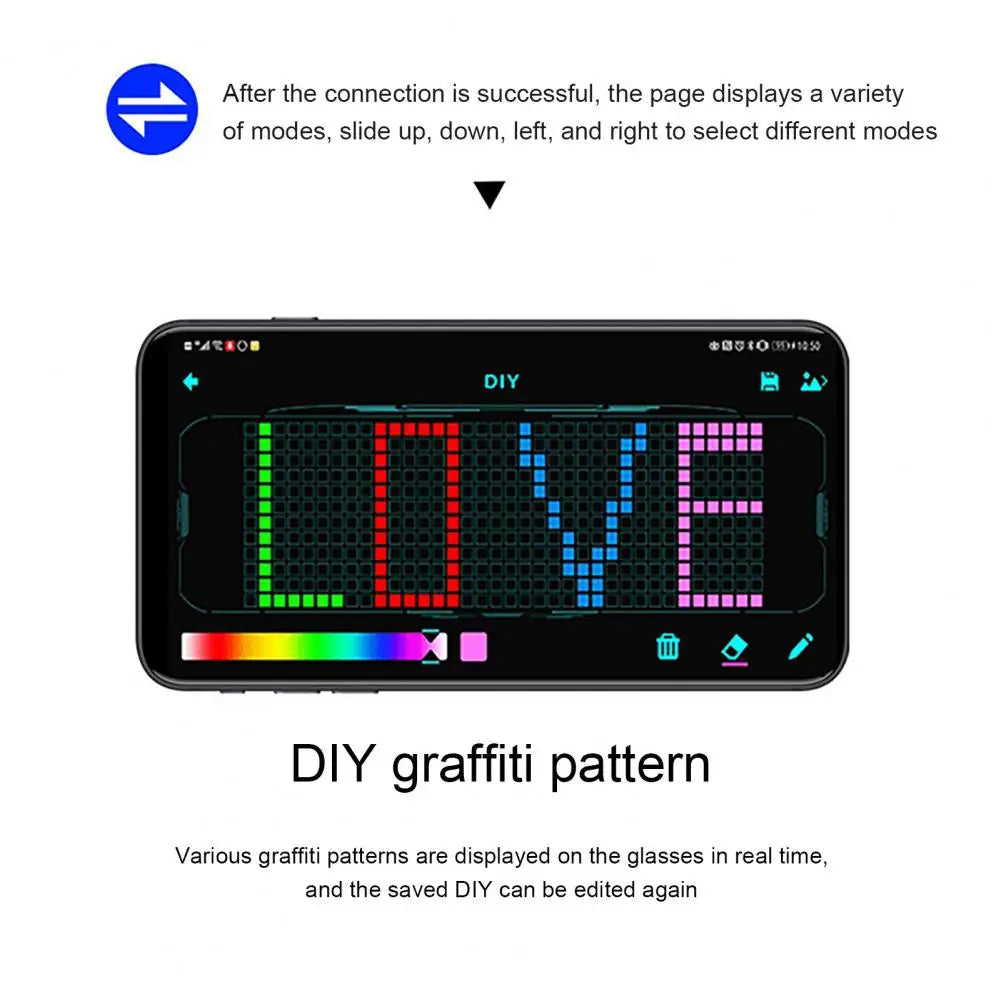 SpectraSync LED Party Pro Glasses: The Ultimate Adjustable, Multi-Mode Light Show Eyewear